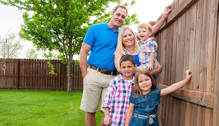 Family outside