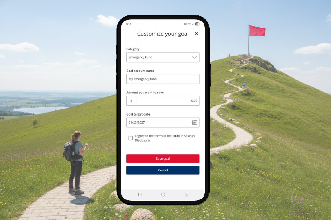 MyGoalSaver Set Goal